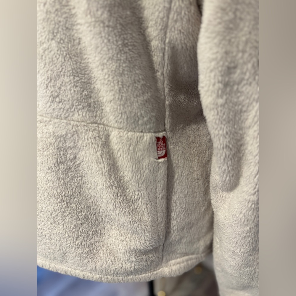 The North Face Women’s Fleece Pullover 1/4 Zip Cream Beige Size L - Picture 6 of 14